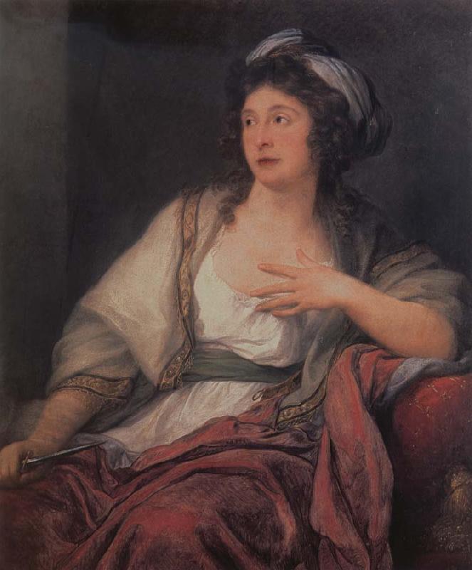 Angelika Kauffmann Bildnis Giuliana Santa Croce als Lukrezia oil painting image